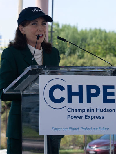 New York Governor Kathy Hochul speaks about CHPE